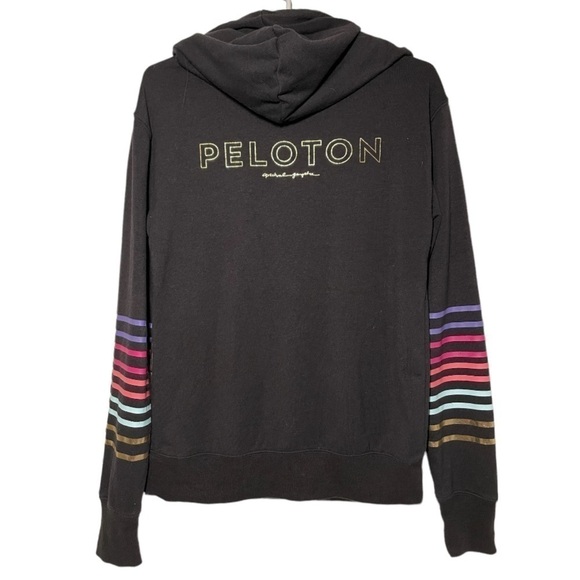 Spiritual Gangster x Peloton Zip Up Hooded Jacket size S - Picture 4 of 5